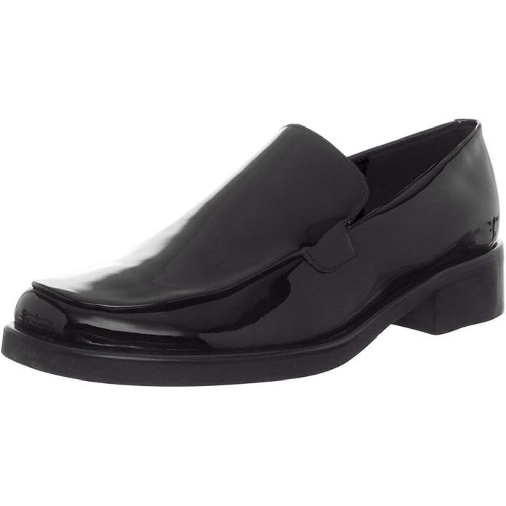 Franco Sarto Women's Bocca Slip-On Loafer Patent Black Leather NEW Corporate 5 M